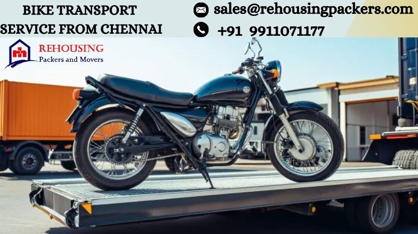 Affordable bike transport from Chennai to Gurgaon with transparent pricing and reliable service.