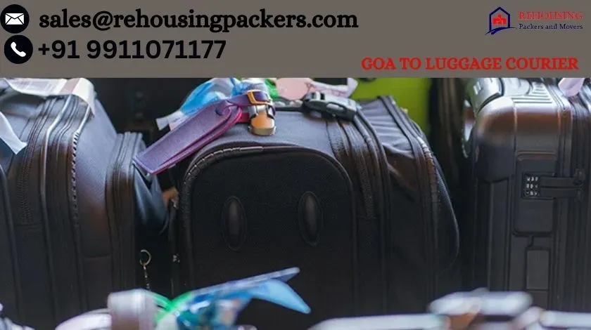 International Luggage Parcel Delivery from Goa to Dubai - Price and Contact Information.