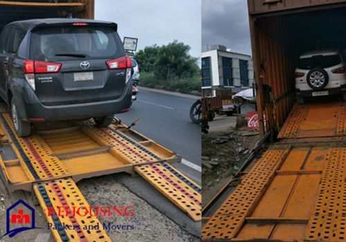 Car Transport Service from Gurgaon to Vijayawada
