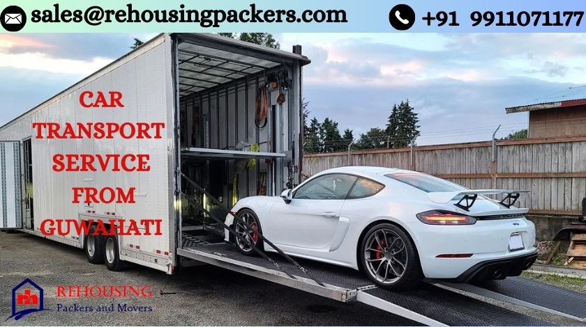 Luxury car transport from Guwahati to Mumbai with premium safety and care.