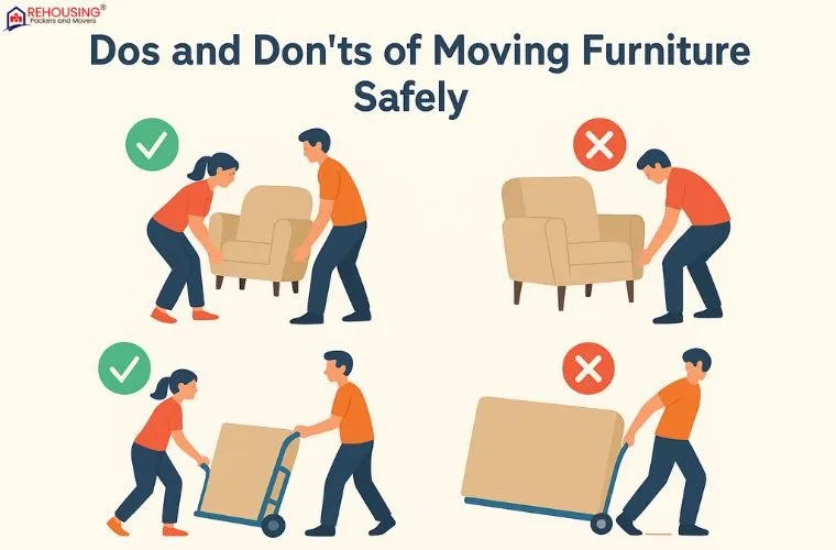 Safe Furniture Moving: Dos and Don’ts Guide