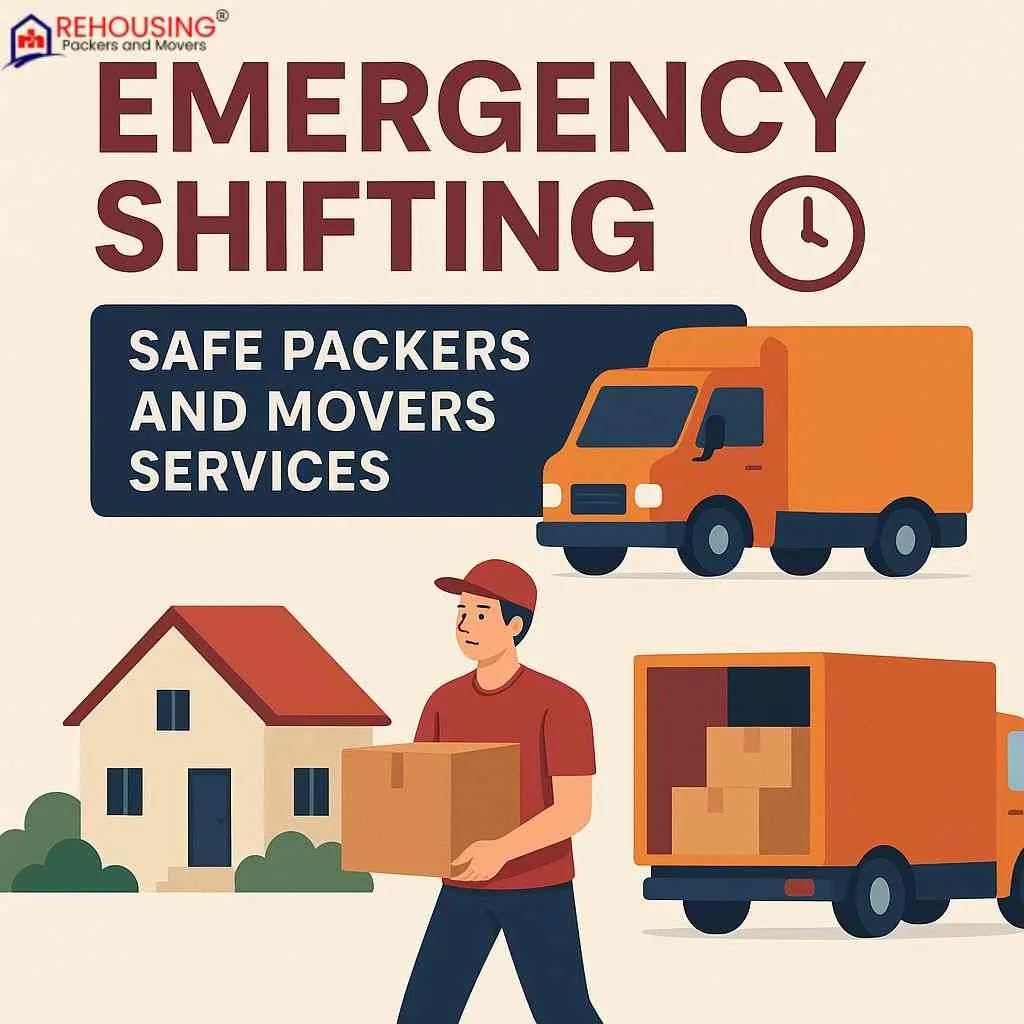 Emergency Shifting and Safe Packers and Movers Services