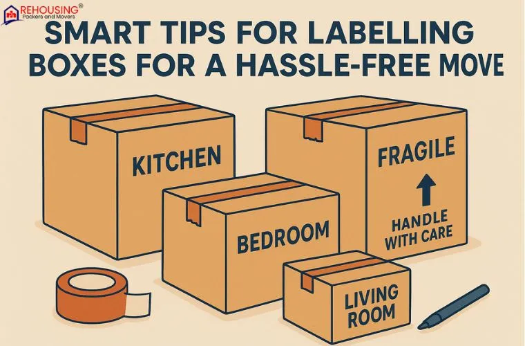 Label Boxes for Unpacking