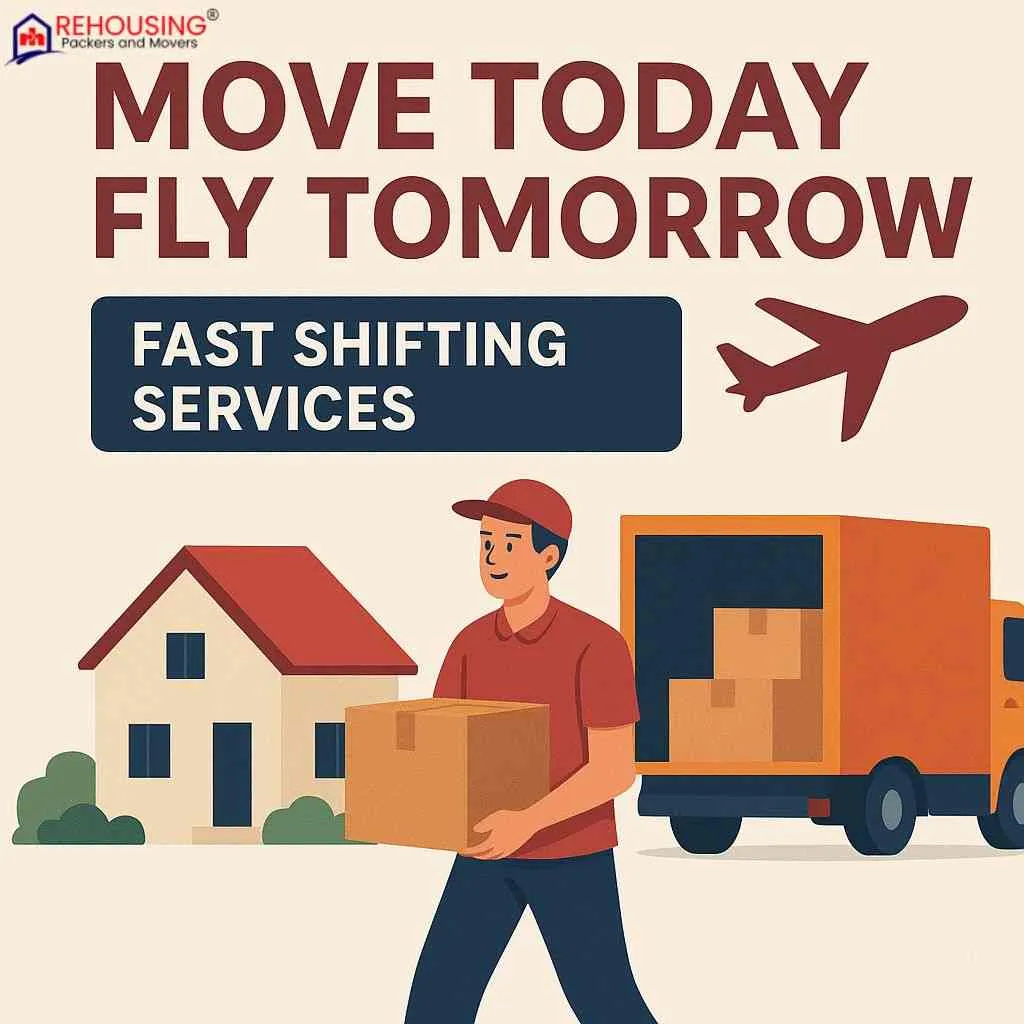 Last-Minute Shifting Services – Packers and Movers Near You