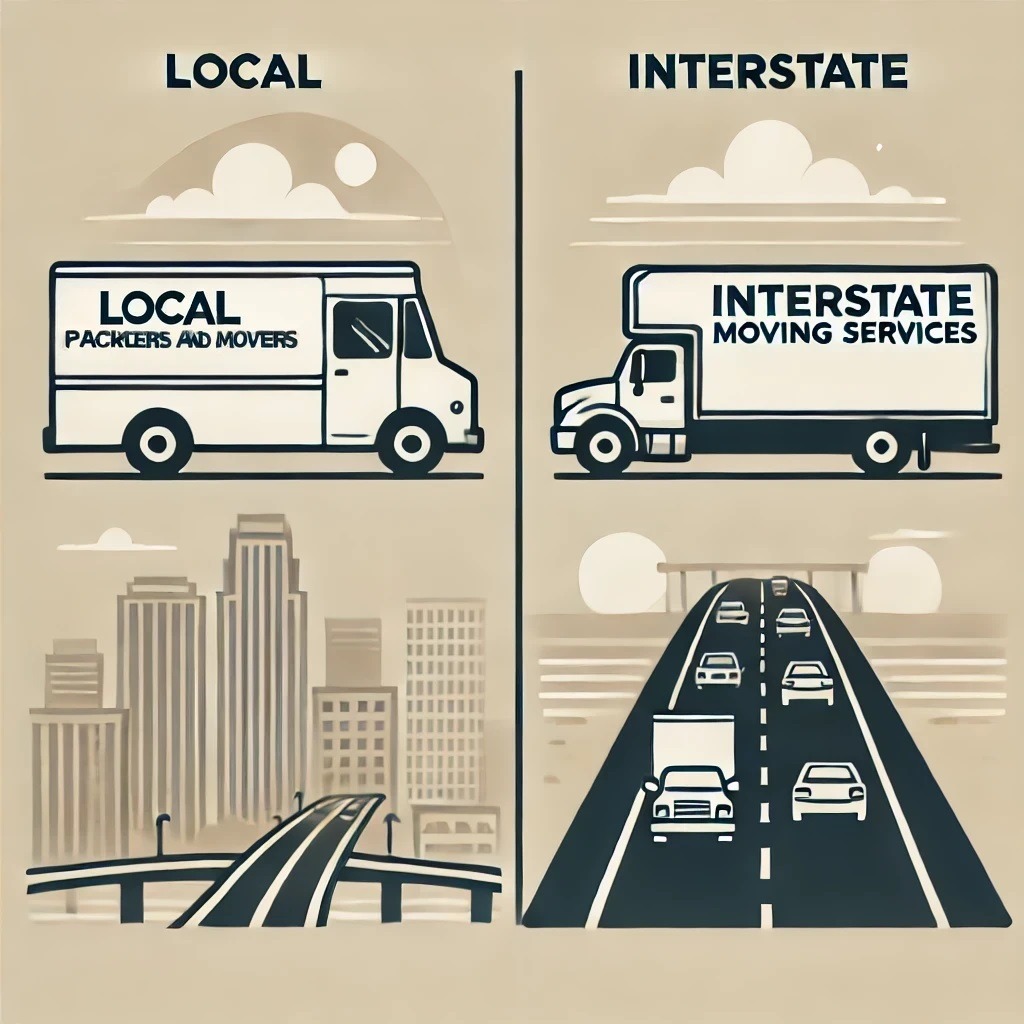 Local vs. Interstate Packers Movers