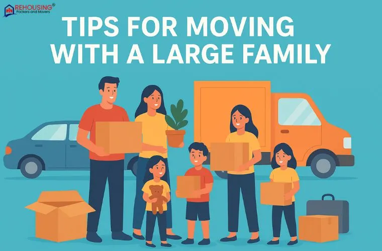 Tips for Moving With a Large Family