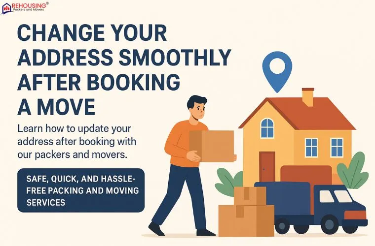 Change Your Address Smoothly After Booking a Move