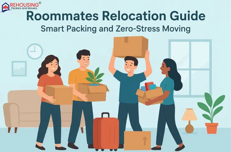 Stress-Free Roommate Moving Tips | Packers and Movers