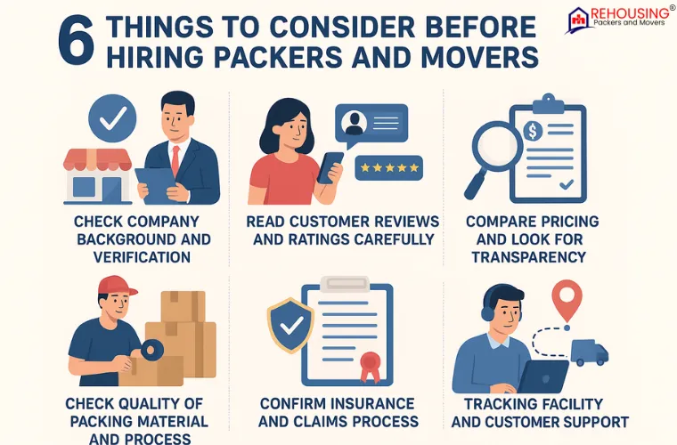 6 Things to Check Before Hiring Movers