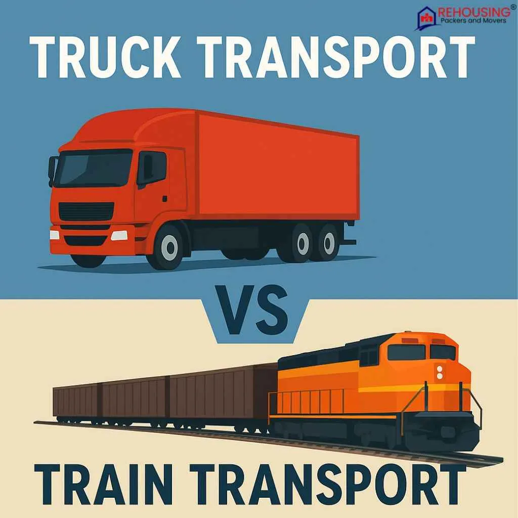 Truck vs. Train Transport | Long-Distance Shipping Guide