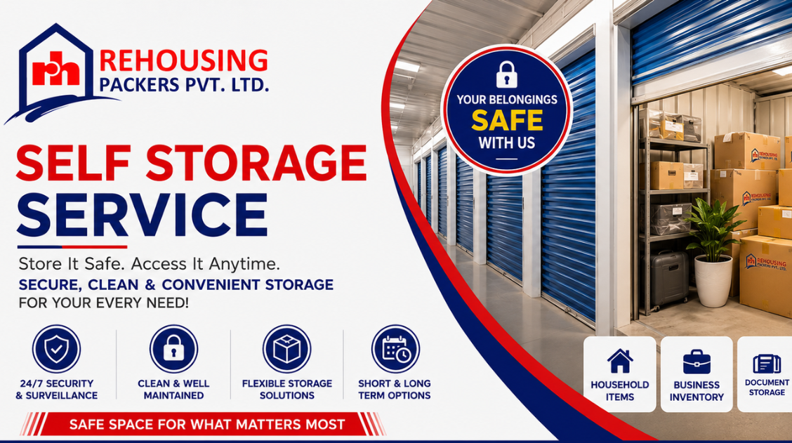 Self-Storage Warehouse - Rehousing Packers