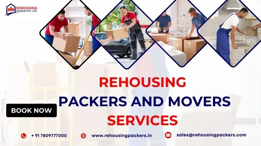 Packers carefully wrapping household items in bubble wrap and cardboard boxes during a home relocation service in Gurgaon.