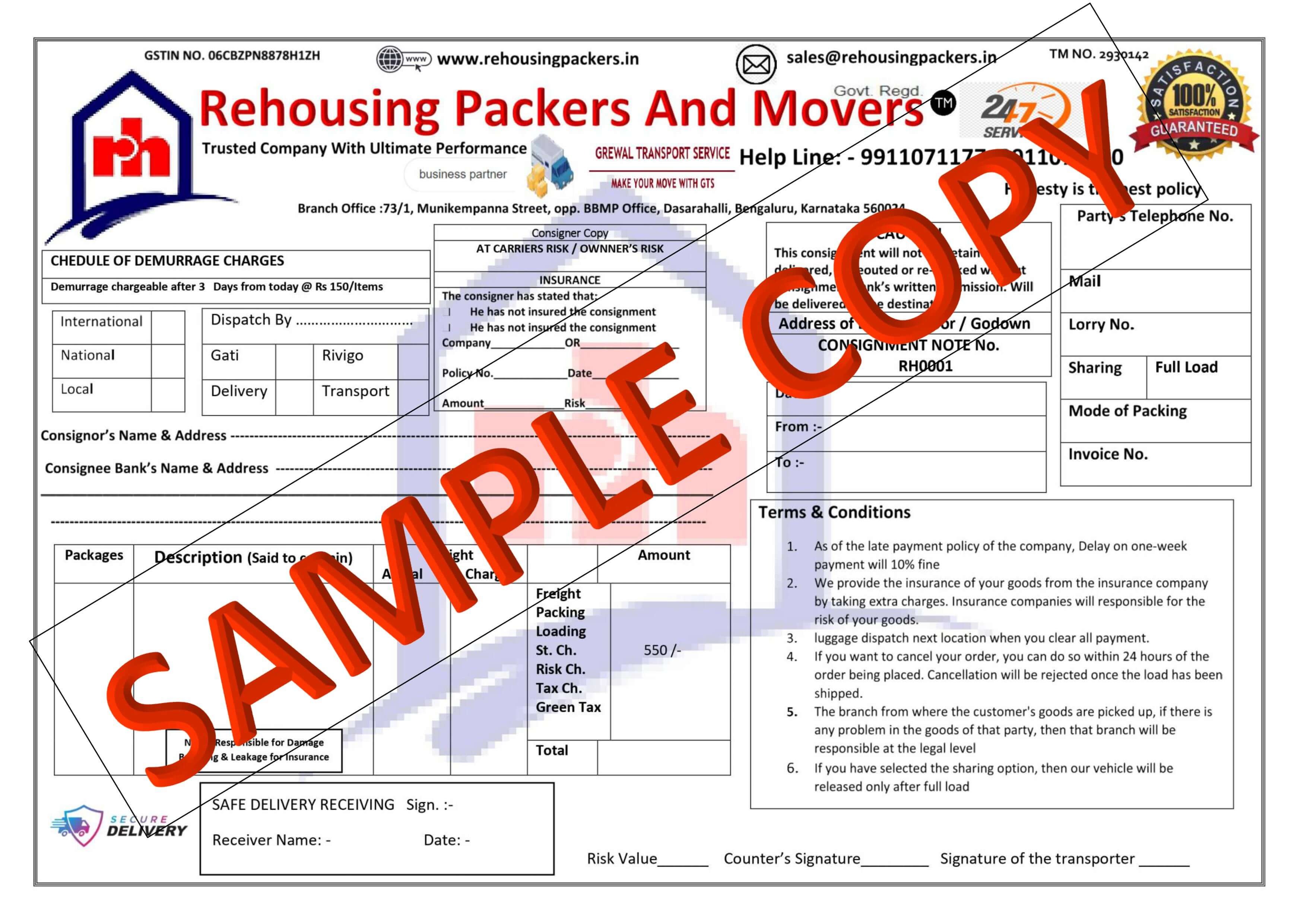 About Rehousing Packers Movers